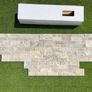 Silver roppantott travertin