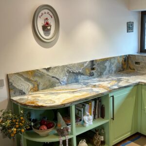 Ónix kő Blue Thunder