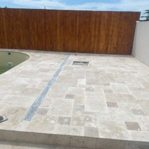 Classic travertin térkő