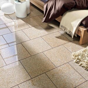 Fényes sárga gránitlapok